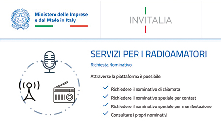 Nuova piattaforma web per la gestione dei servizi radioamatoriali